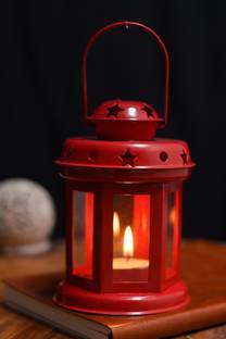 Fashion Bizz Hanging Lantern Decorative Iron 1 - Cup Tealight Holder