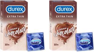 DUREX CHOCOLATE FLAVOURED WITH EXTRA THIN INTENSE Condom