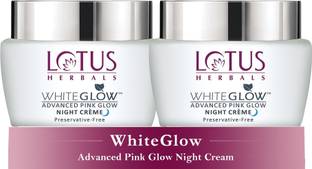 LOTUS HERBALS WhiteGlow Advanced Pink Glow Night cr?me ( Pack of 2 ) ( 50g 2 )