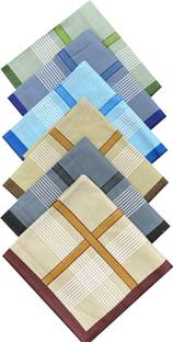 ISMIL Omega Parker 100% cotton handkercheif for men ["Multicolor"] Handkerchief