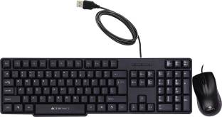 ZEBRONICS Zeb-Judwaa 750 Combo Wired USB Desktop Keyboard
