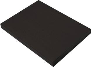 KRASHTIC A3 Size Black Sheet For Scrapbooking Art and Craft School Project Set of 20 Plain A3 210 gsm Coloured Paper