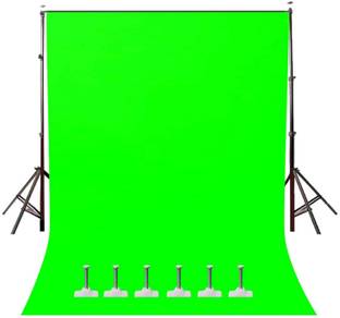Faniliit Green Screen Background Photo Video Studio Backdrop 8*12 ft. for Youtube Videos Live Gaming Online Teaching Youtube Vlogs Modelling Photograpgy Reflector