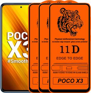 Xester Edge To Edge Tempered Glass for POCO X3