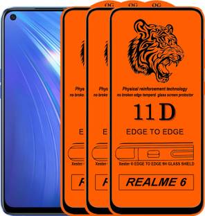 Rofix star Edge To Edge Tempered Glass for Realme 6
