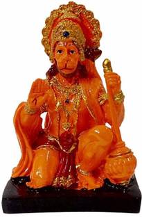krishnagallery1 Sidh Hanuman Ji Statue Murti Marble Finish डेकोरेटिव शोपीस  -  15 cm