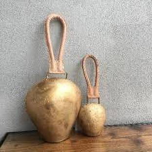 OnlineCraft cow bell 2 pcs Pack of 2