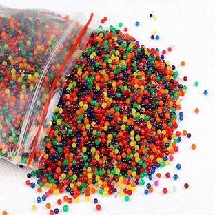 Shining Angel Crystal Soil Water Beads (Multicolour) - Pack of 10000 Pieces (Approximately)