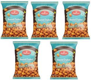 Haldiram's Peanuts Crushed Roasted Pack of 5 x 200 g Pouch