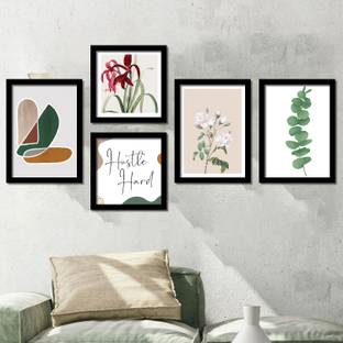 Rainbow Arts Modern Art Paintings with Frame for Home and Office - Framed Poster for Living room , Bed Room Office Wall Decor Digital Reprint 14 inch x 11 inch Painting