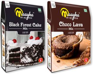 Maayka - Ek Atoot Rishta Choco Lava & Black Forest cake Mix 175gm + 200gm 375 g