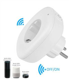 GLE WiFi Socket Plug Wireless Remote Control compatible with Alexa & Gooogle Home Smart Home Automation support IOS Android Smart Switch