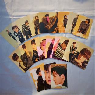 Niki Enterprises 9 cm BTS Cover Yellow Stickers Self Adhesive Sticker