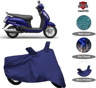 FabAuto Waterproof Two Wheeler Cover for Suzuki