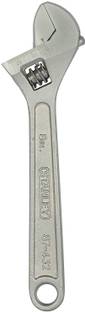 STANLEY STMT87432-8 8" inch chrome plated Adjustable Single Sided Open End Wrench