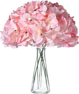well art gallery Pink Hydrangea Artificial Flower