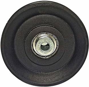 LCARNO Attachments Gym Pulley with Inbuilt Bush and Bearing (Black, 4 Inch, 2 Pieces) Multi-training Bar