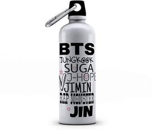 craft maniacs BTS RAP MONSTER SUGA JIN BOYS 600 ML SIPPER | OFFICIALLY LICENSED BTS MERCH 600 ml Sipper