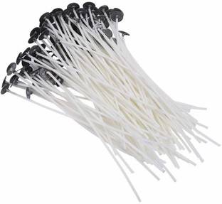 MAGICMOON 7 INCHES CANDLE MAKING WICK , WAX COATED CANDLE WICK THREAD Candle