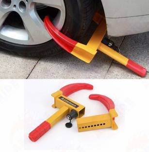 carfrill Heavy Duty || Anti Theft Protective Car Wheel Lock Security Tire Clamp || for All Cars Wheel Lock