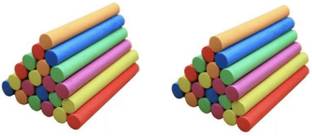 officekart Dustless Eco Friendly Colourful Chalk black board Dustless Colourful Chalk