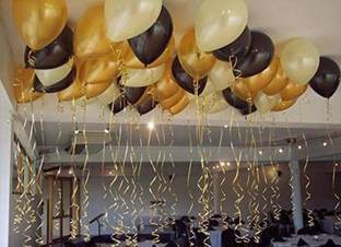 THE AMEX COMPANY Gold, Black Balloon