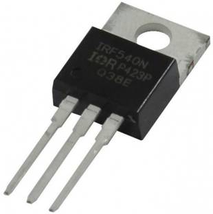 RM ENTERPRISE IRF540 MOSFET Original- 100V 33A N-Channel HEXFET Power MOSFET TO-220 Package NPN Transistor