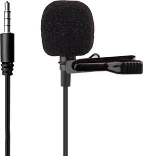 WRADER 3.5mm Clip Microphone, Omnidirectional Collar Mic Microphone