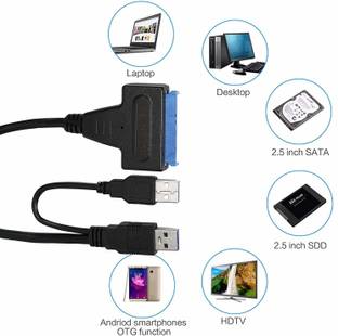 Frackson USB 3.0 sata Cable for 2.5 inch SSD and HDD Hard Driver Adapter 3.0 Usb to Sata Cable USB Cable