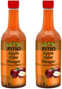 FITIO Apple cider vinegar with mother Vinegar (U) (Pack Of 2) Ultra Vinegar