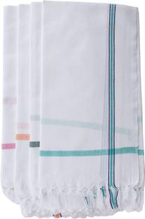 G Fabrics Cotton 200 GSM Bath Gamcha Set