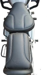 Golden Fox Black Split Seat Cover for Classic 350 /500 Split Bike Seat Cover For Royal Enfield Classic, Classic Chrome, Classic 500