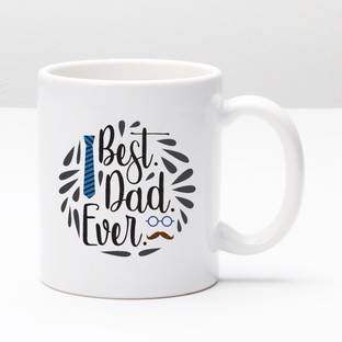JAIPURART Best DAD Ever Best Gift For Dad on Birthday, Anniversary, Father's Day etc Ceramic Coffee Mug