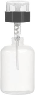 Sminakh Push Down Empty Lockable Pump Dispenser Bottle for Nail Polish and Makeup Remover-Nail Polish Dispenser-Nail polish Remover Pump-Alcohol Dispenser