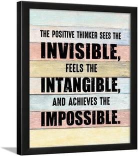 Positive Quotes Frames - Positive Quotes Wall Frame for Office - Positive Quotes Wall Posters for student - Positive Quotes With Frames Paper Print