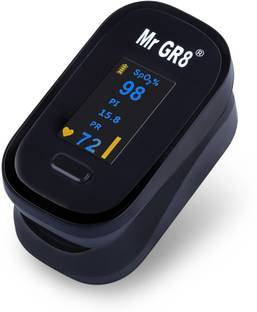 MR GR8 FINGER PULSE OXIMETER PO-02 + OLED Digital Finger Pulse Oximeter Spo2 Blood Oxygen Monitor Arterial Saturation Monitor With Pulse Rate Monitor Heart Rate Monitor & Perfusion Index Medical Health Monitoring Device with Automatic Shutdown Fintertip Pulse Oximeter Pulse Oximeter Pulse Oximeter