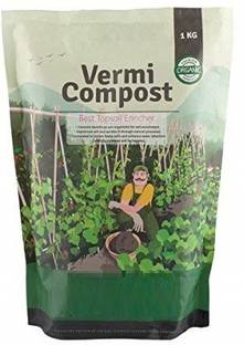 UGAOO Vermicompost for Plants 1 Kg - Organic Fertilizer & Manure Fertilizer
