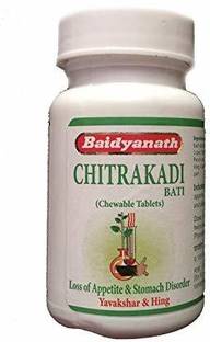 Baidyanath Chitrakadi Bati Useful in indigestion, Lack of Appetite & Acidity (Pack of 3)