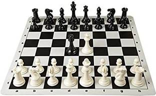 Vixen CHESS MAT WITH CHESS COINS 19 INCH 1 cm Chess Board