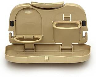 CPEX Car Travel Plastic Foldable Meal Drink Cup Tray Holder Mini Dining Table Cup Holder Tray Table