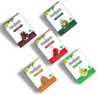 Banjara's Hair care powder combo (500gm), Hibiscus, Amla, Bhringraj, Shikakai & Methi