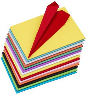 तालुकदार लाइफस्टाइल 100 pcs अनरुल्ड A4 ओरिगेमी पेपर