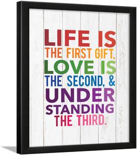 Love Posters - Love Quotes Wall Frames - Love Quotes Frame - Love Quotes Photo Frame Paper Print