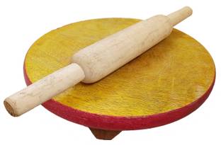 Das Departmental Store Das Departmental Store Wooden Roti maker Rolling Pin & Board