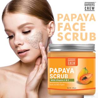 Barbers Crew Premium Papaya Facial  Scrub