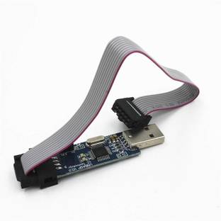 arduino M470 USBASP USBISP AVR Programmer 10 Pin Cable USB ATMEGA8 ATMEGA128 V2.0 Micro Controller Board Electronic Hobby Kit