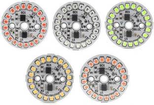 SHOBHANI ENTERPRISES SE 9W LED Bulb Raw Material Direct On Board MCPCB Light ( Pack of 5) Light Electronic Hobby Kit