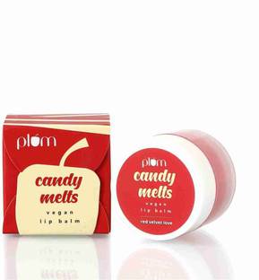 Plum Candy Melts Vegan Lip Balm | With Natural UV Protection Red Velvet