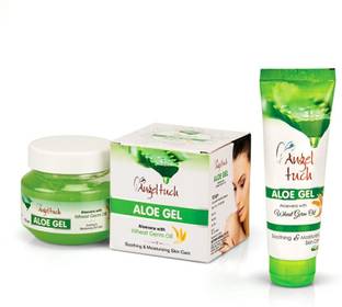 Angel Tuch Aloe Gel with Wheat Germ Oil 70 Gm And 120 Gm (Set Of 2)