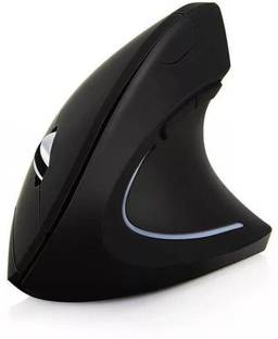 INVERSE Mouse Wireless Mouse 2.4GHz Game Ergonomic Design Vertical Mouse 1600DPI USB Mice (Black) Wireless Ambidextrous Optical Mouse  with Bluetooth